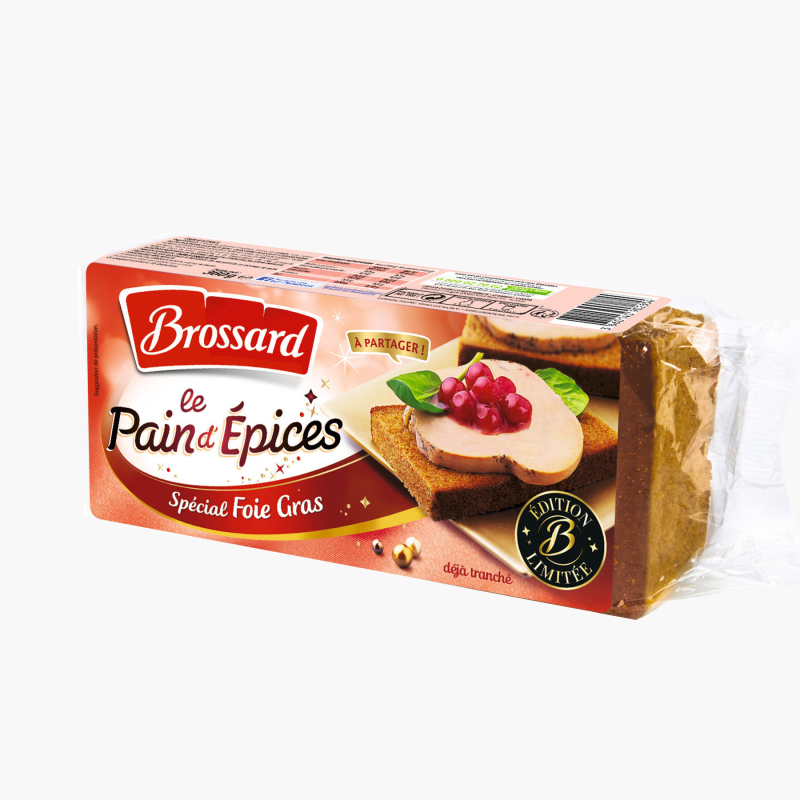 Brossard - Pain d'épices spécial foie gras (360g)