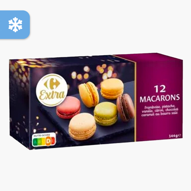 Carrefour - Macarons assortiment x12 (120g)