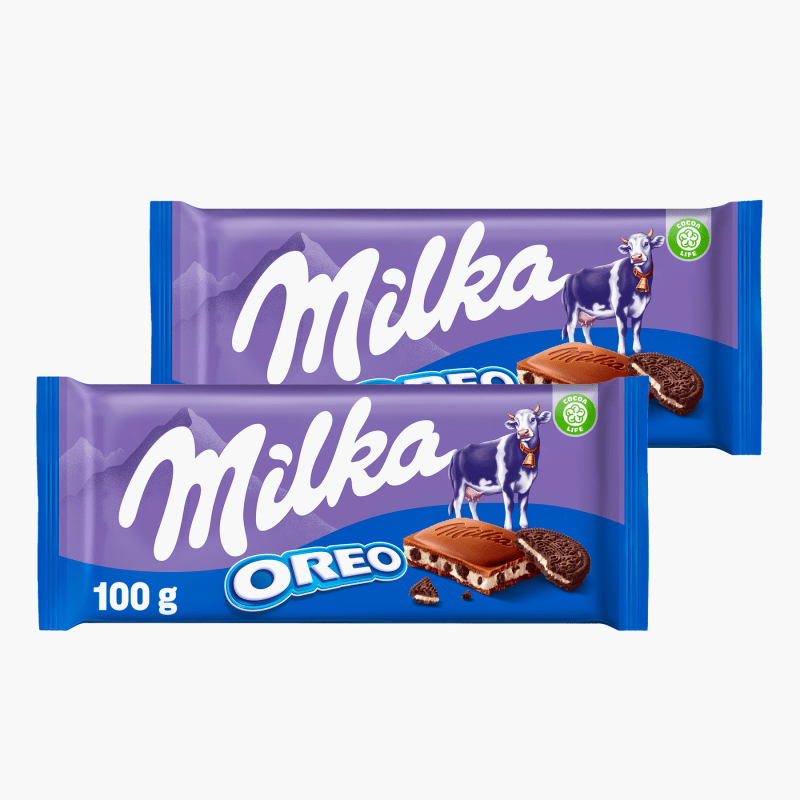 Milka Chocoladereep Oreo 100g 2x