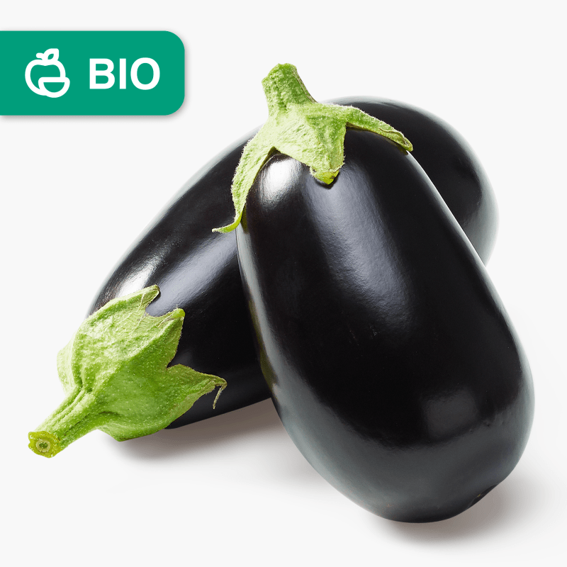 Aubergines bio - 2 pce (Italie)