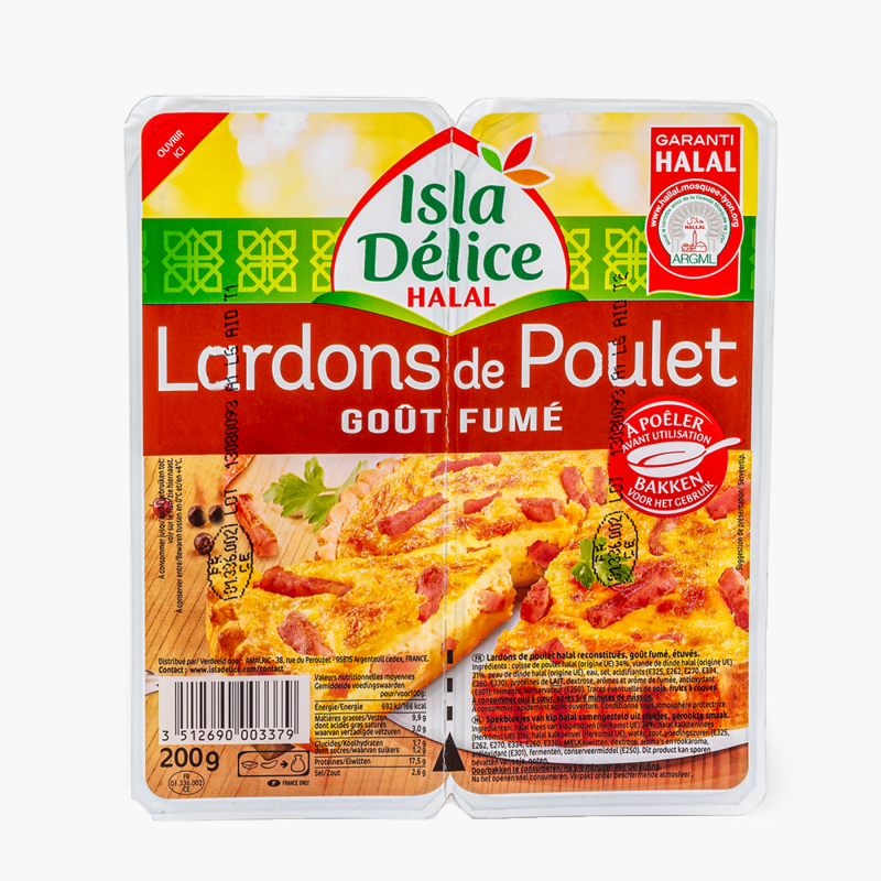 Isla Délice - Lardons de poulet Halal (2x100g)