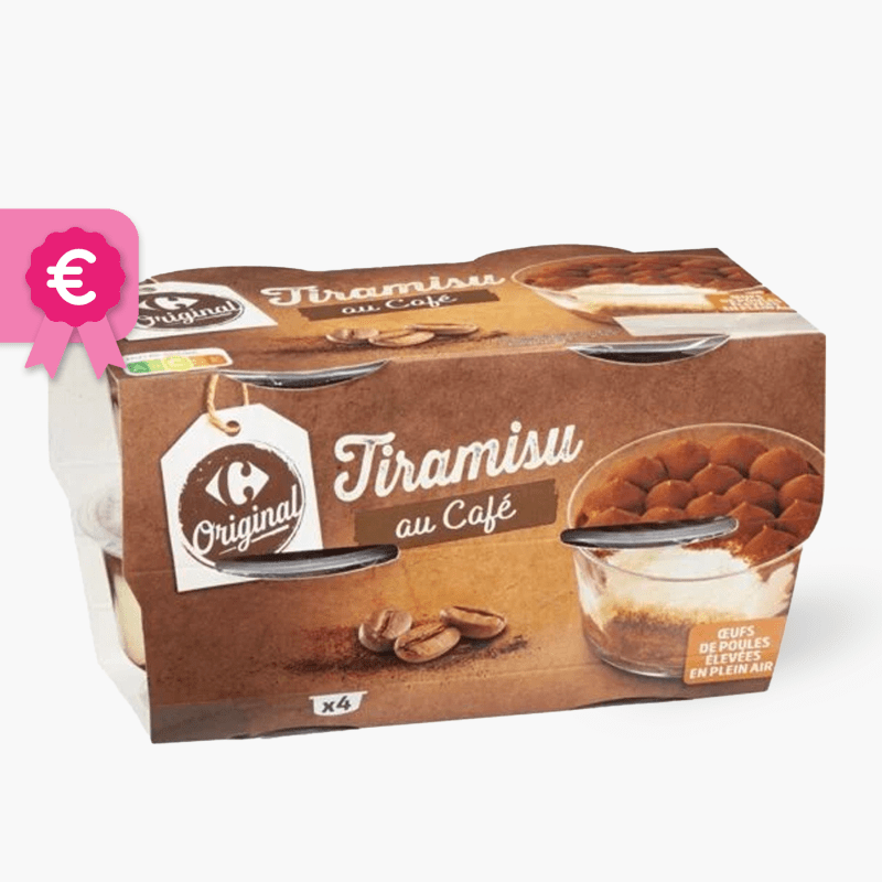 Carrefour - Tiramisu (4x90g)