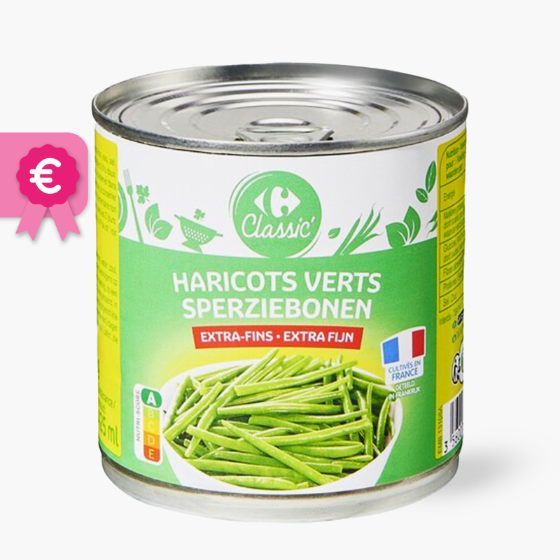 Carrefour - Haricots verts extra-fins (400g)