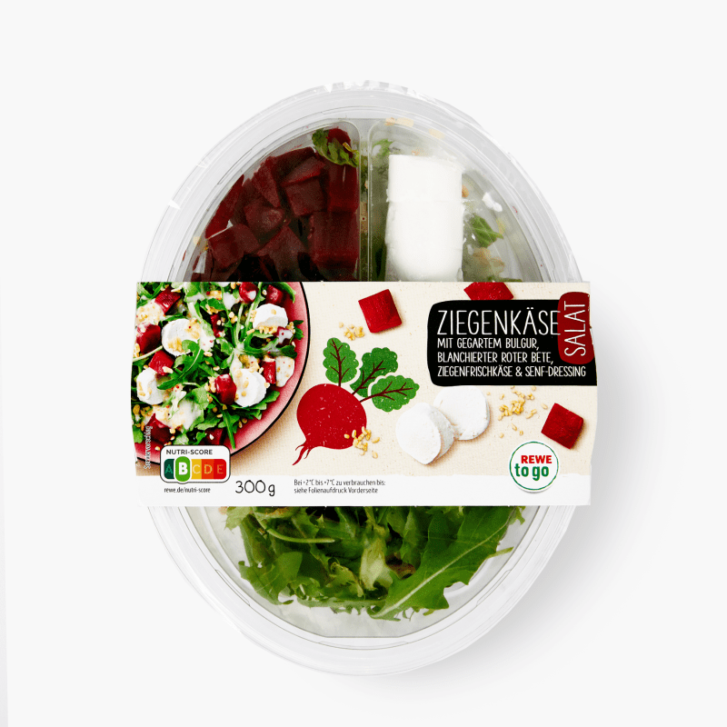 Rewe To Go Salat Ziegenkäse 300g