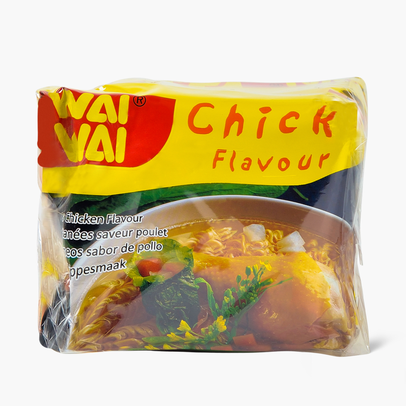 Wai Wai - Nouilles instantanées saveur poulet (3x60g)