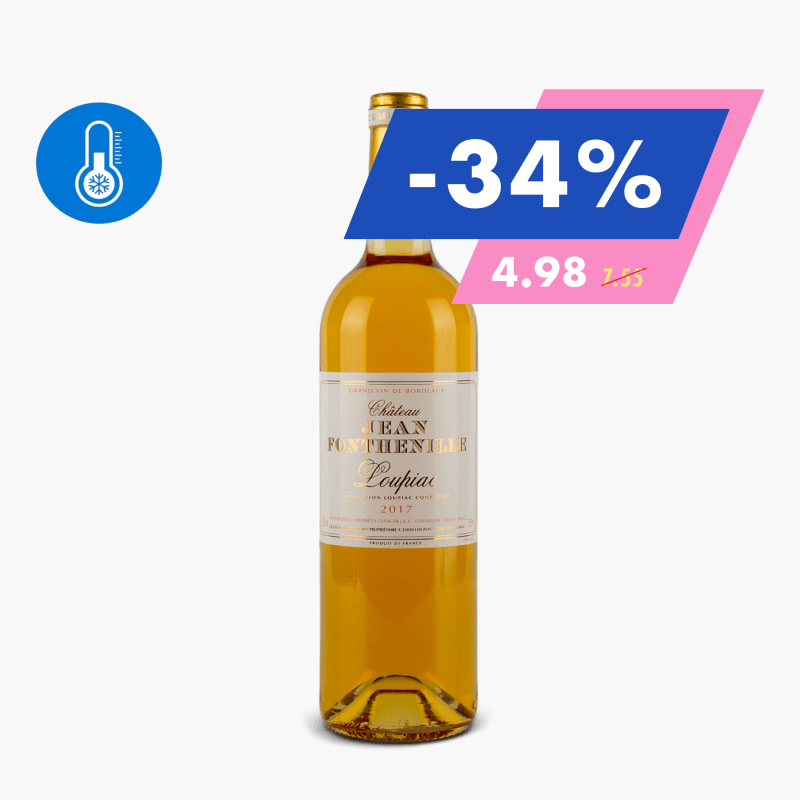 Bordeaux Loupiac AOP - Château Jean de Fontenille - Blanc (75cl)