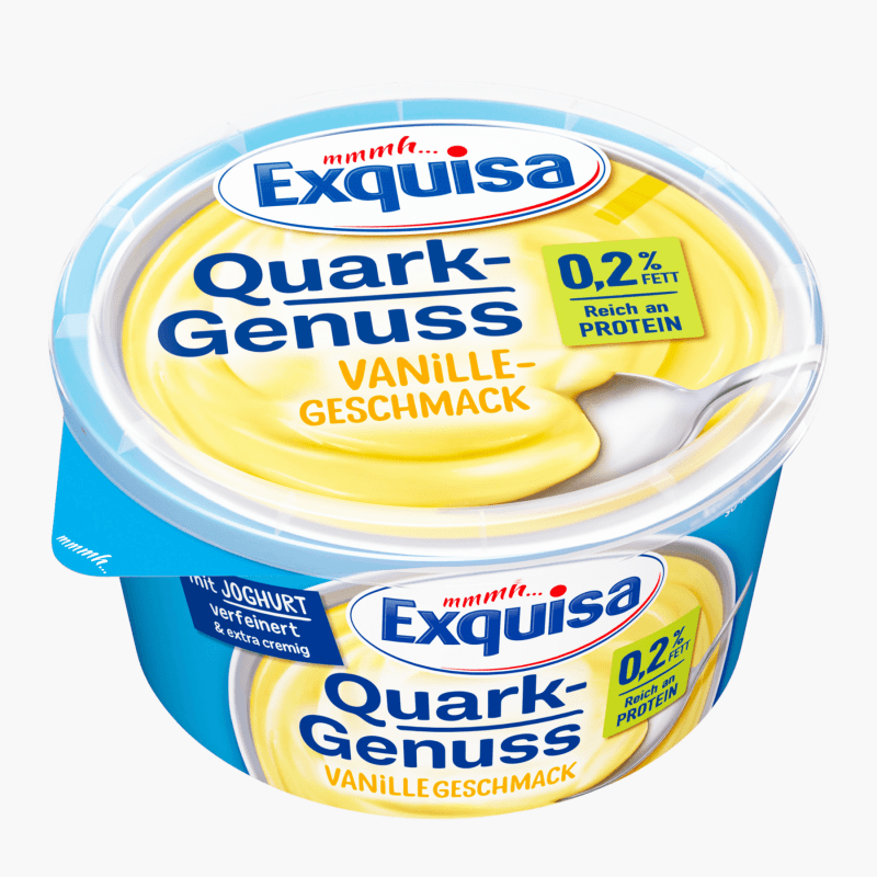 Exquisa Quarkgenuss Vanille 0,2% 500g