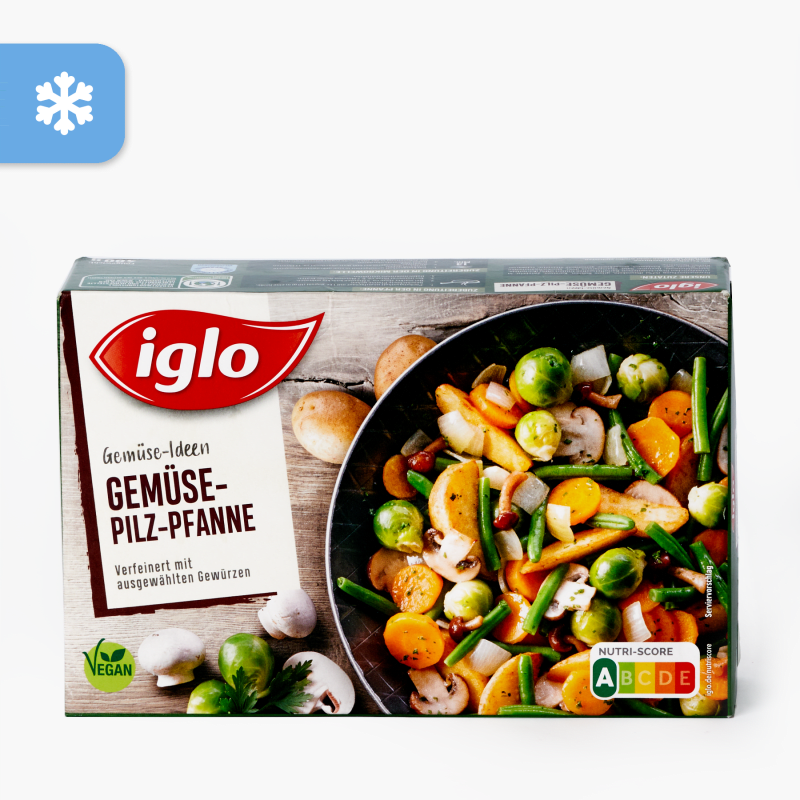 Iglo Gemüse-Ideen Gemüse-Pilz-Pfanne 480g