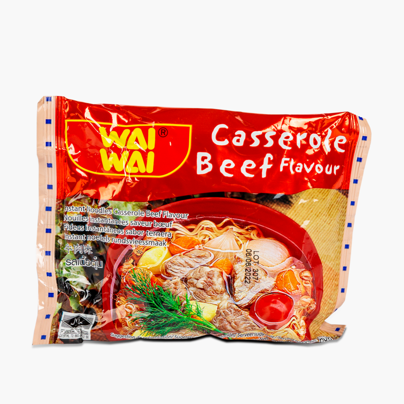 Wai Wai - Nouilles instantanées Boeuf (60g)