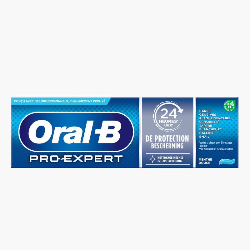 Dentifrice Oral-B Pro-Expert à la menthe (75ml)