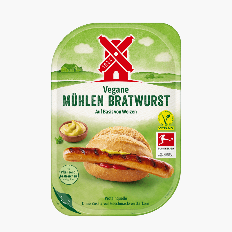 Rügenwalder Mühle Vegane Bratwurst 180g (3x60g)