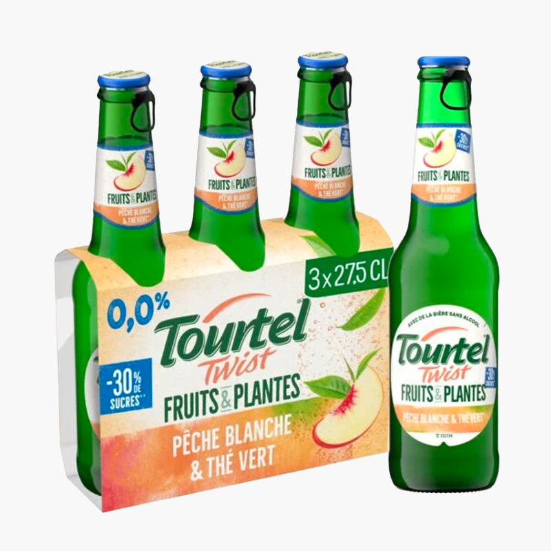 Tourtel Twist - Pêche blanche & Thé vert (3x27.5cl)