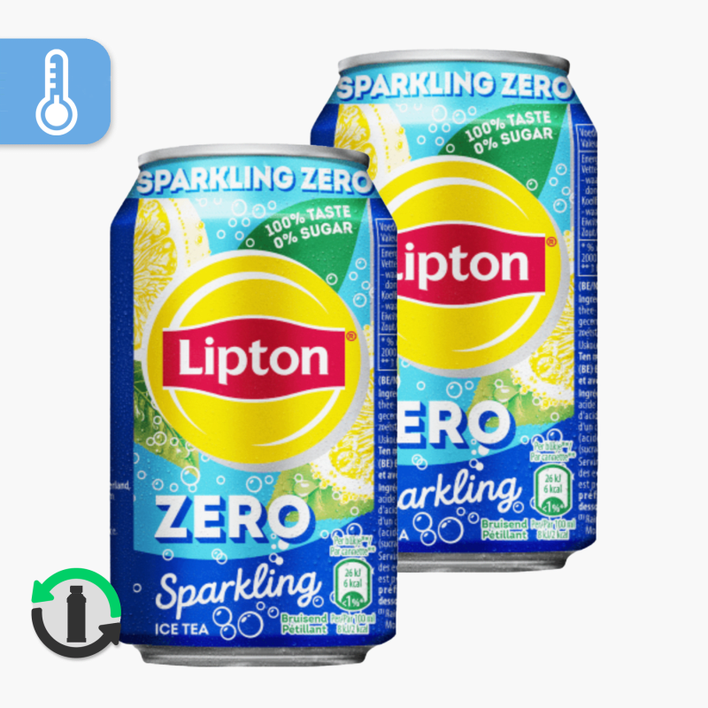 Lipton Ice Tea Sparkling Zero 33cl 2x