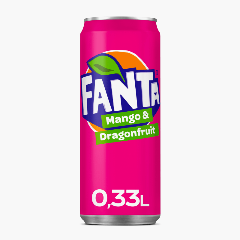 Fanta Mango & Dragonfuit 0,33l Dose