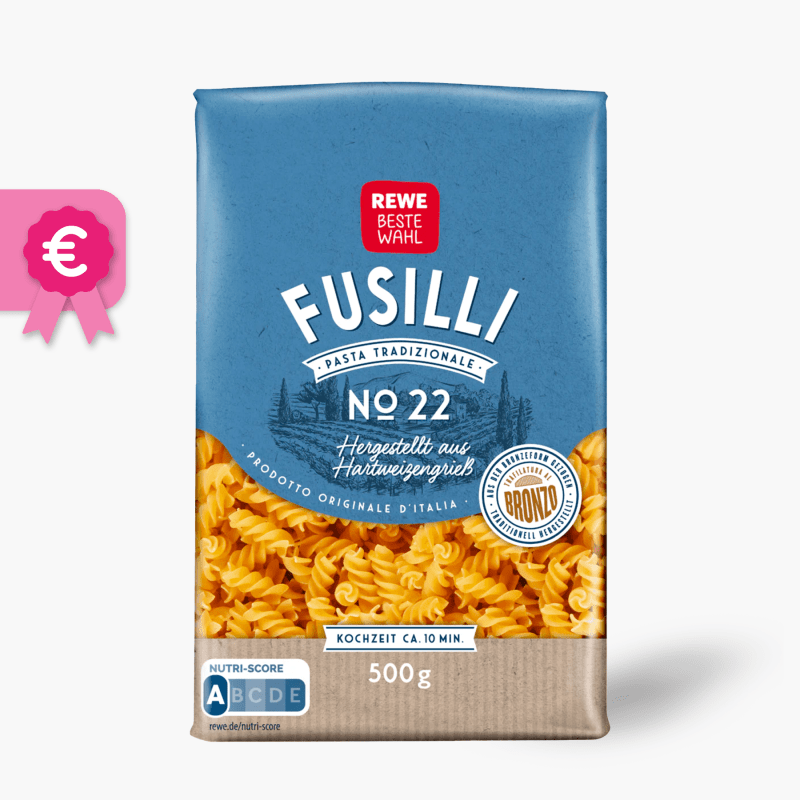 Rewe Beste Wahl  Fusilli 500g