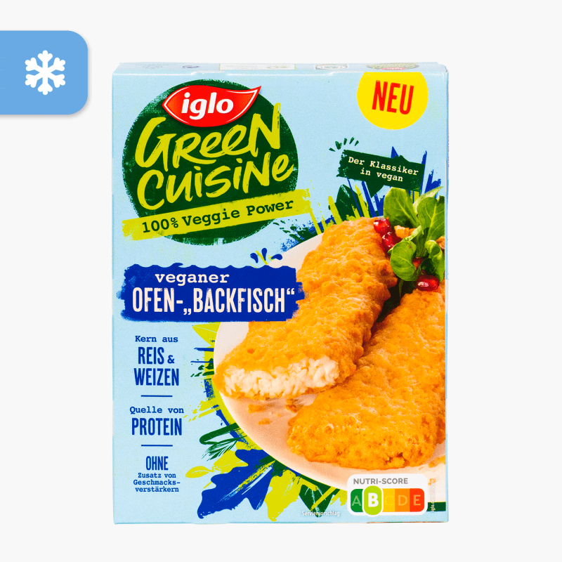 Iglo Green Cuisine Veganer Ofen-"Backfisch" 240g