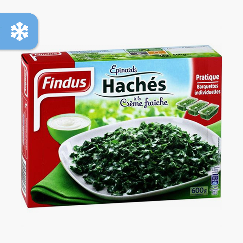 Findus - Epinards hachés à la crème (600g)