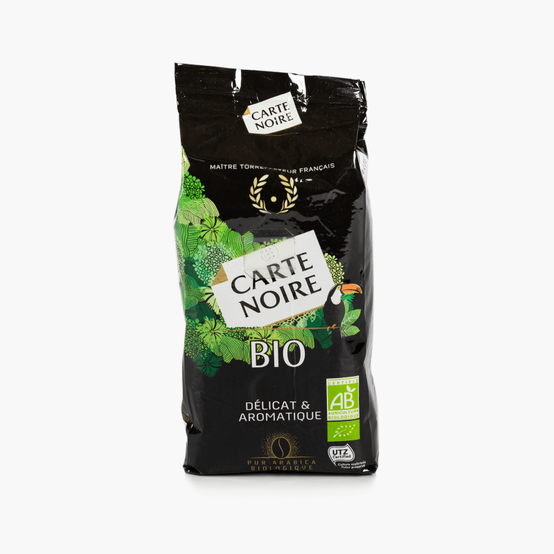 Carte Noire - Café moulu Bio en grains pur Arabica (250g)