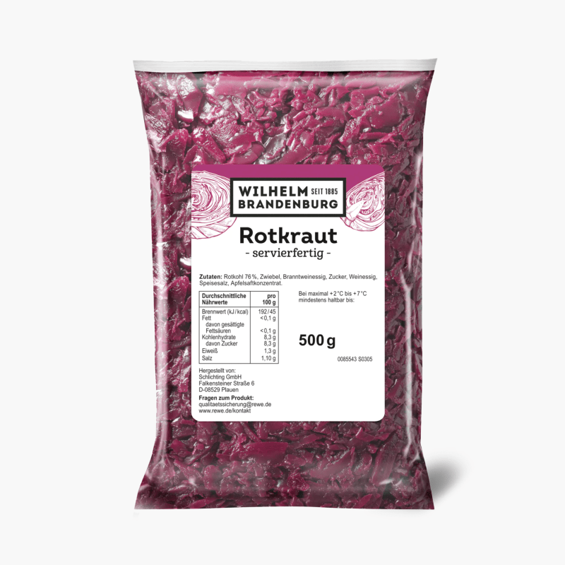 Wilhelm Brandenburg Rotkraut 500g