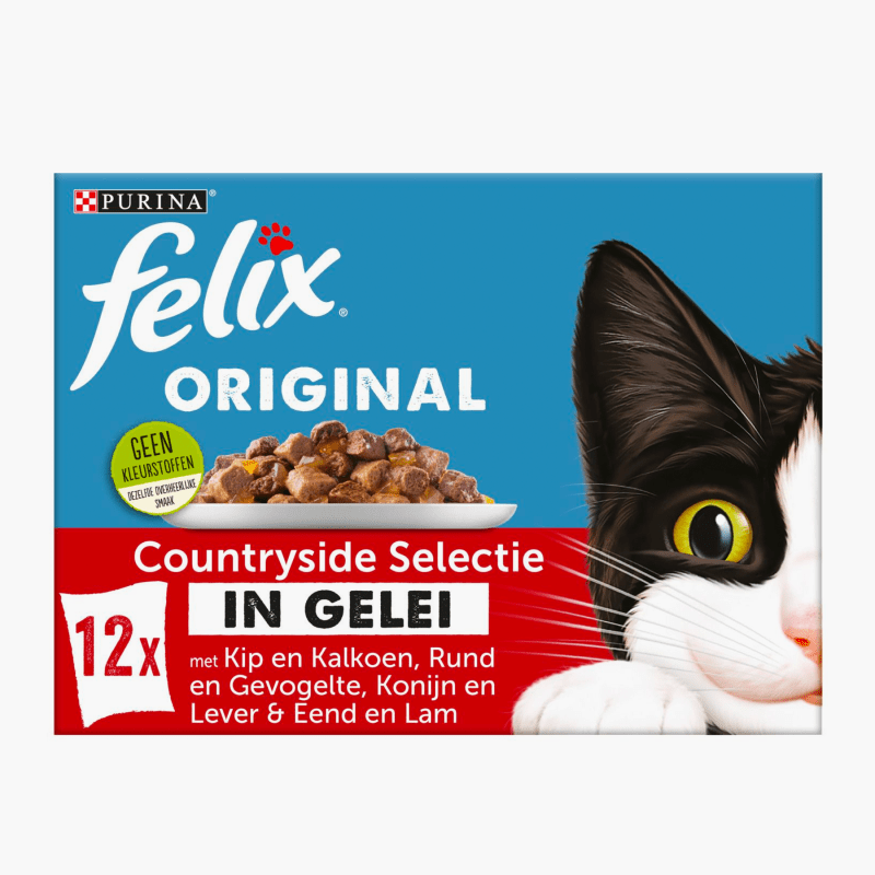 Felix Original Countryside Selectie in Gelei 12x85g