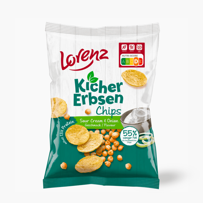 Lorenz Kichererbsen Chips Sour Cream 85g