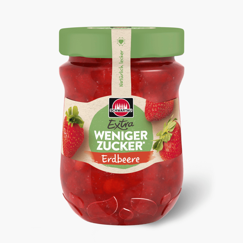 Schwartau Weniger Zucker Erdbeere 300g