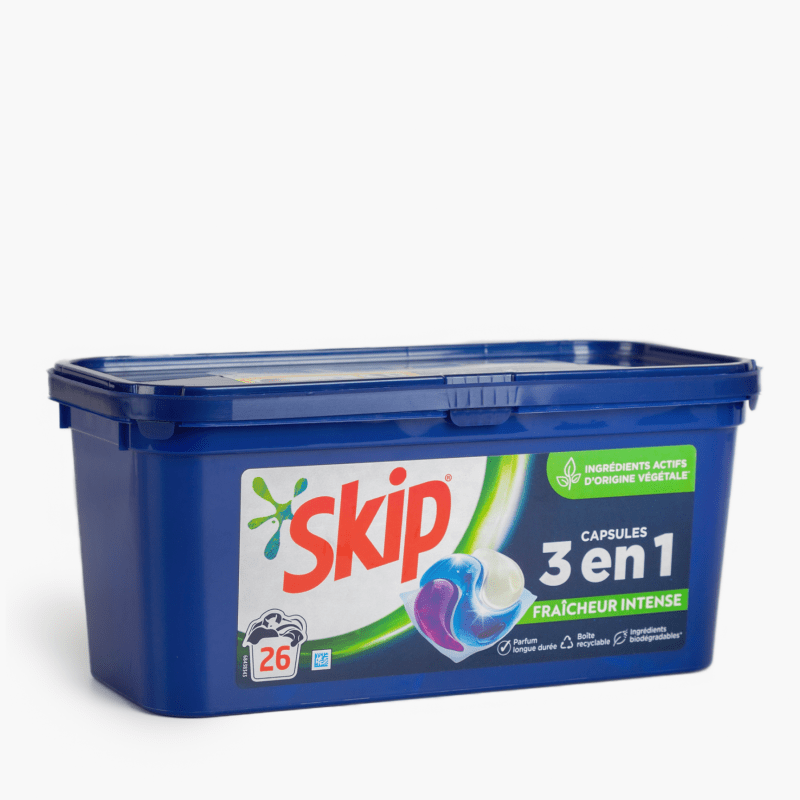 Skip - Lessive en capsule fraîcheur intense (x26)