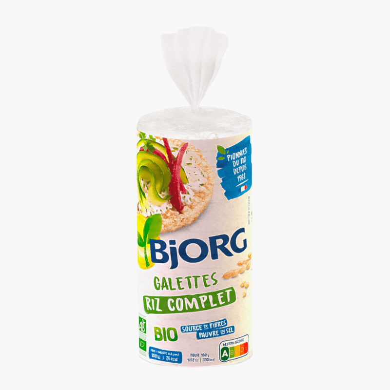 Bjorg - Galettes riz complet, sans gluten Bio (130g)