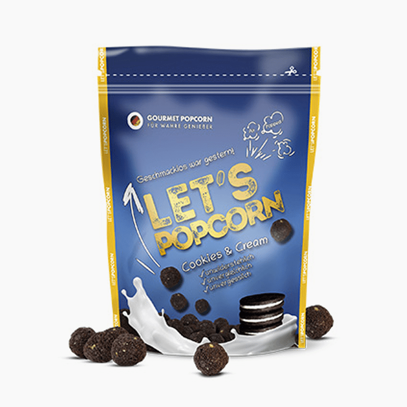 Let’s Popcorn – Cookies & Cream 100g