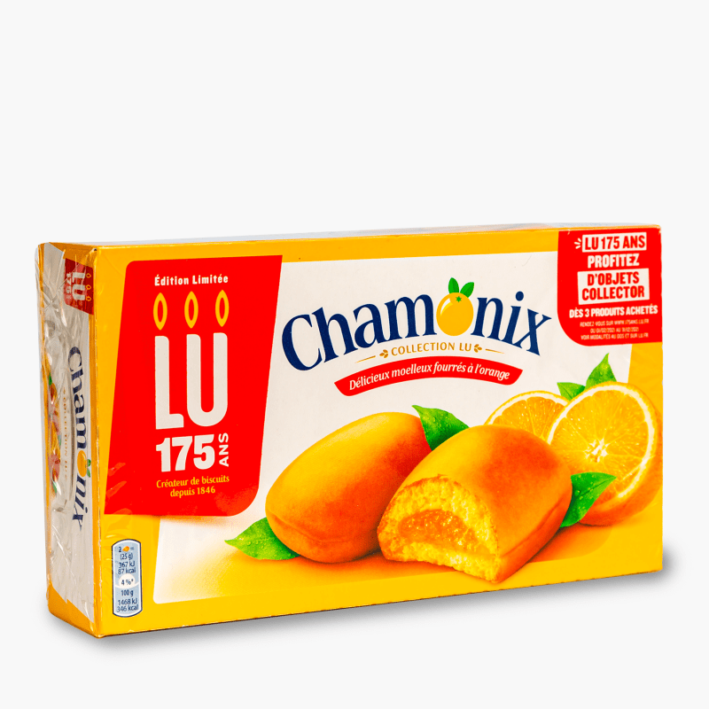 Lu Chamonix - Biscuits fourrés orange (250g)