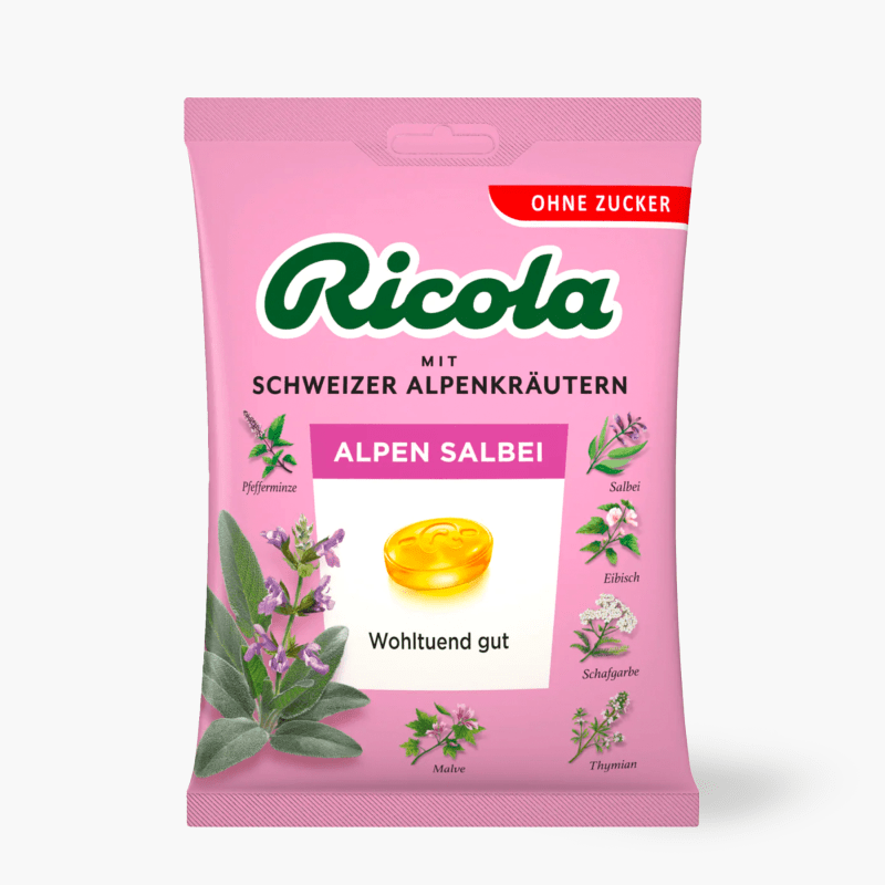 Ricola Alpen Salbei zuckerfrei 75g