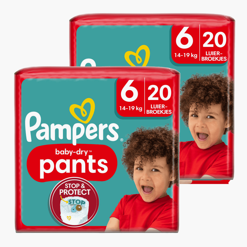 Pampers Baby Dry Pants Luierbroekjes Maat 6 20st 2x