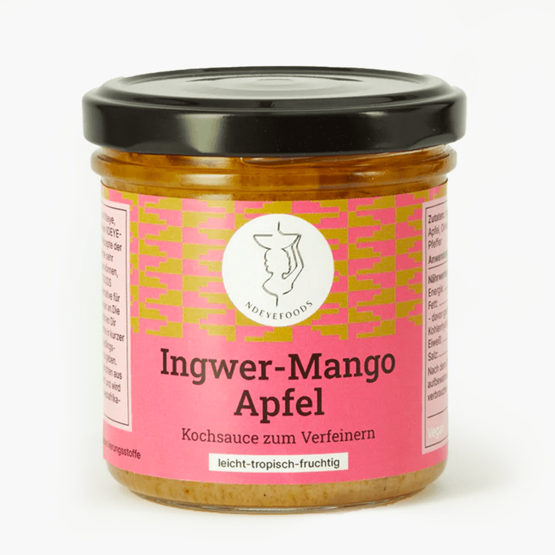 NDEYEFOODS - Kochsauce Ingwer-Mango-Apfel 150g