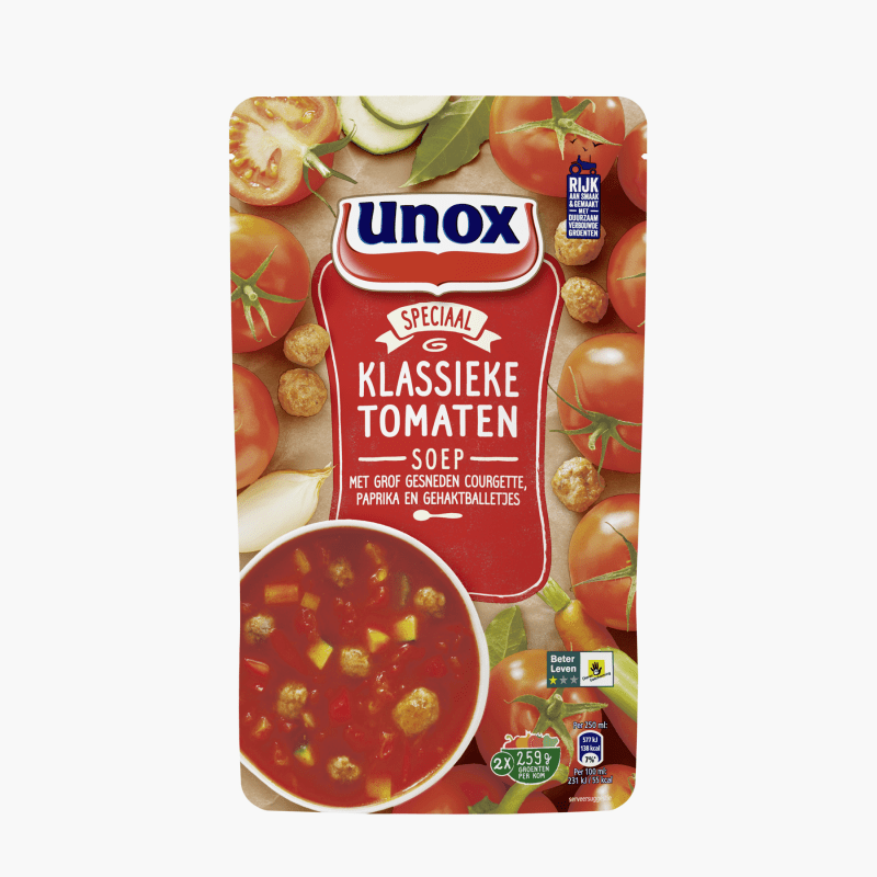 Unox Klassieke Tomaten Soep met Natuurlijke Ingrediënten 570 ml