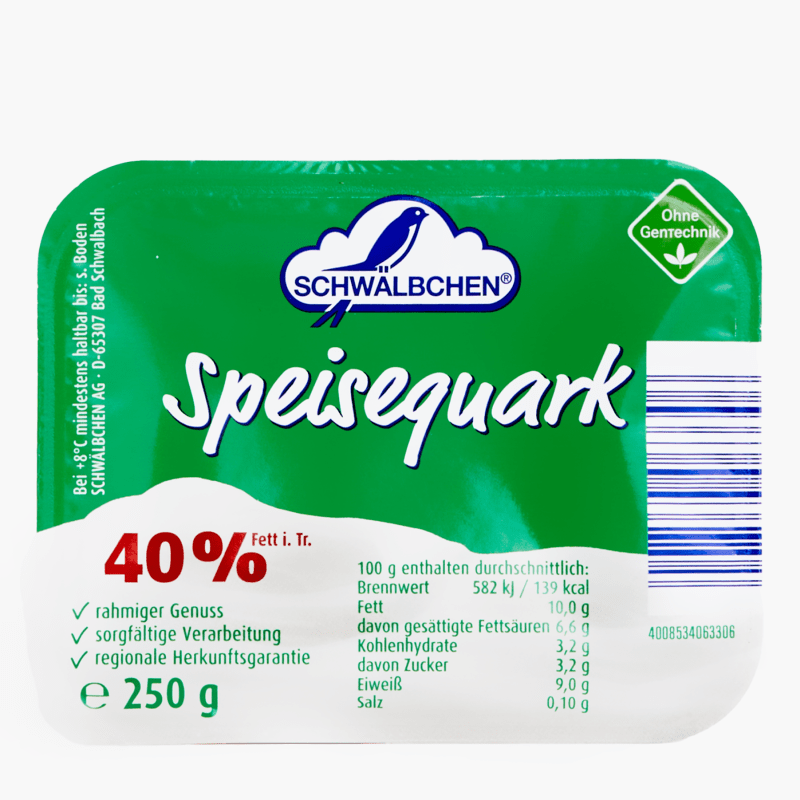 Schwälbchen Speisequark 40% i. Tr. 250g