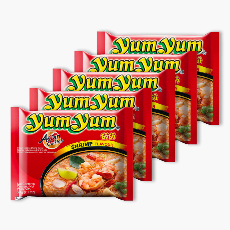 Yumyum Noedles Shrimp 60g 5x