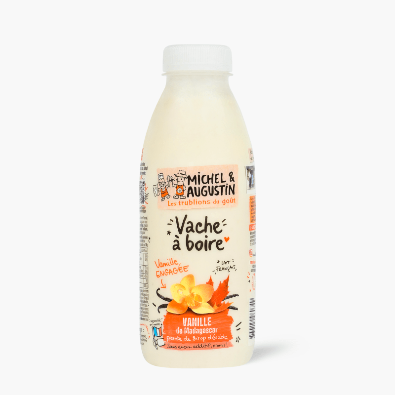 Michel & Augustin - Vache à boire vanille de Madagascar et érable (500ml)