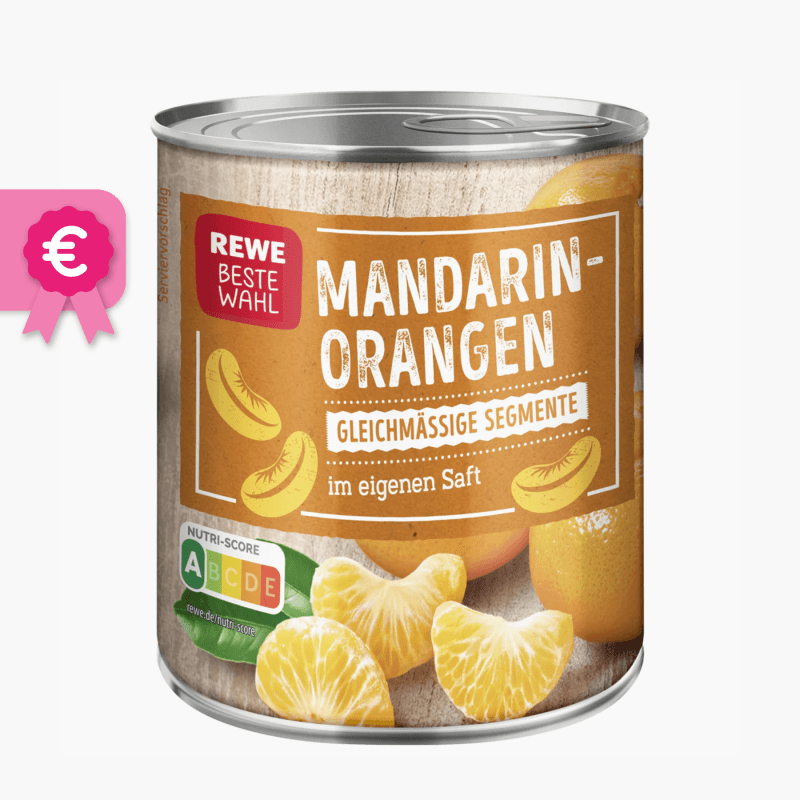 Rewe Mandarinen Orangen im eigenen Saft 175g