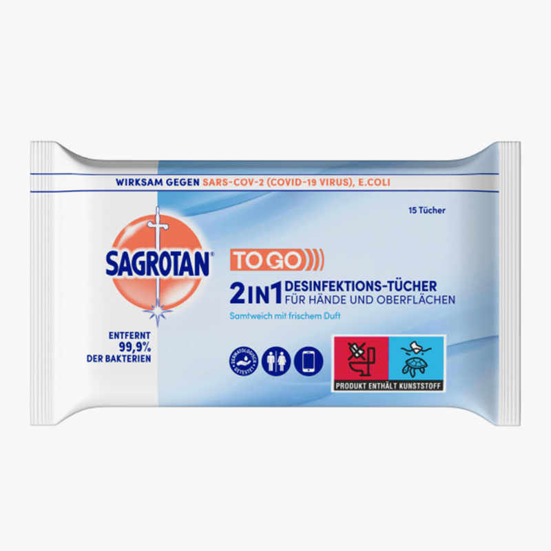 Sagrotan 2in1 Tuch 15 Stk.