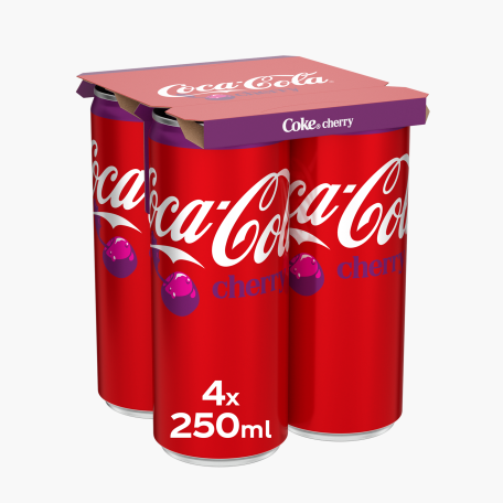 Coca cola cherry 4-pack 25cl order online!