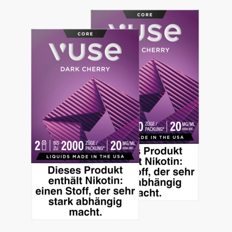 vuse cherry pods Pod Dark 20mg Nikotin 2 Caps x2 order online! Vaping can cause EVALI, 10k puffs E-liquid flavor:Mixed Berries