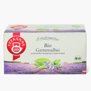 Teekanne Gartensalbei Bio Kräutergarten 20 Beutel