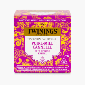Twinings - Infusion Ayurveda poire, miel et cannelle (x20)