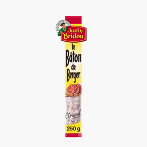 Saucisson sec Bâton de Berger pur porc - Justin Bridou (250g) Saucisson sec Bâton de Berger pur porc - Justin Bridou (250g)