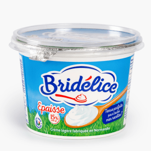 Bridelice - Crème fraîche épaisse légère 15% MG (50cl) Bridelice - Crème fraîche épaisse légère 15% MG (50cl)