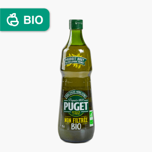 Puget - Huile d'olive vierge extra non filtrée bio (750ml) Puget - Huile d'olive vierge extra non filtrée bio (750ml)