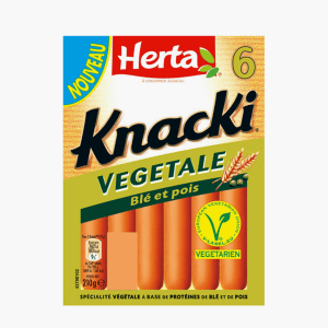 6 Knacki végétales - Herta (210g) 6 Knacki végétales - Herta (210g)