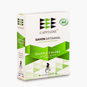 Capitaine - Savon Bio Hydratant - Souffle d'Alizés (100g) Capitaine - Savon Bio Hydratant - Souffle d'Alizés (100g)