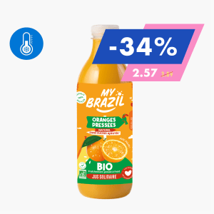 My Brazil Factory - Oranges pressées Bio (1l) My Brazil Factory - Oranges pressées Bio (1l)
