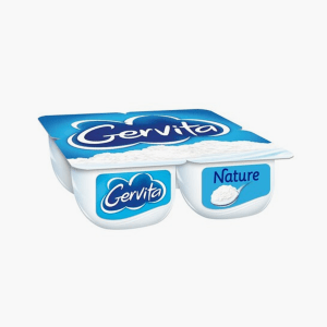 Gervita - Fromage blanc mousse nature (4x100g) Gervita - Fromage blanc mousse nature (4x100g)